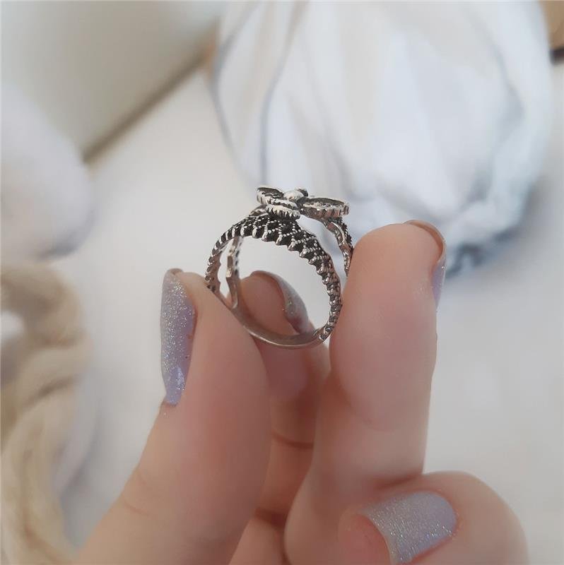 ANEL PRATA 925 ESPÍRITO SANTO COM ZIRCÔNIA