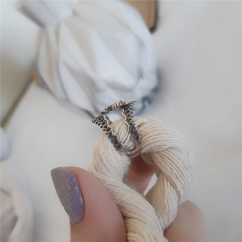 ANEL PRATA 925 ESPÍRITO SANTO COM ZIRCÔNIA