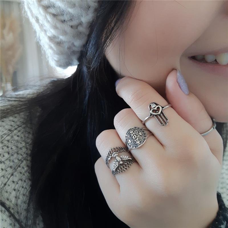 ANEL PRATA 925 ESPÍRITO SANTO COM ZIRCÔNIA