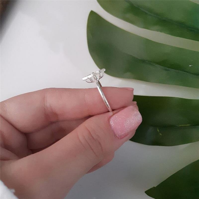 ANEL PRATA 925 ESTRELA 8 PONTAS 