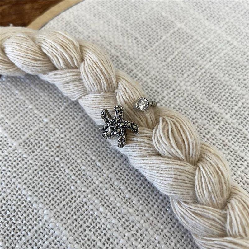 ANEL PRATA 925 ESTRELA REGULÁVEL COM PEDRA