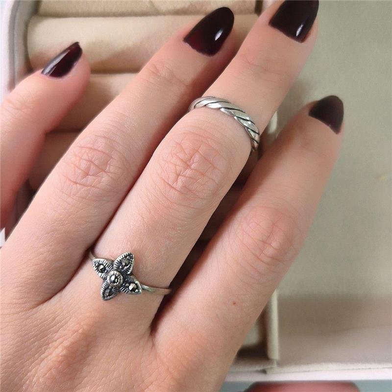 ANEL PRATA 925 FALANGE ARO TORCIDO