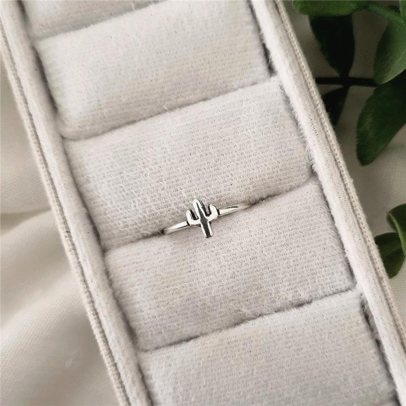 ANEL PRATA 925 FALANGE CACTO