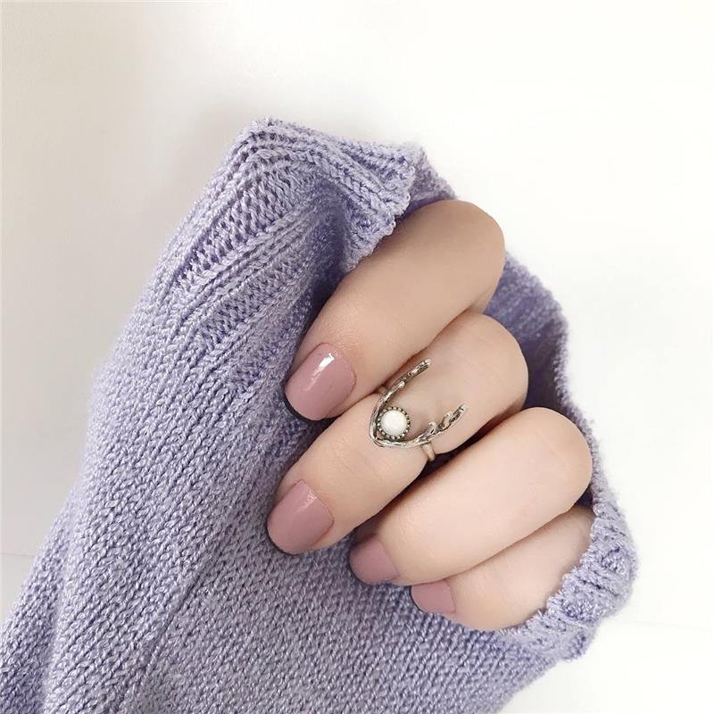 ANEL PRATA 925 FALANGE CHIFRE COM PEDRA