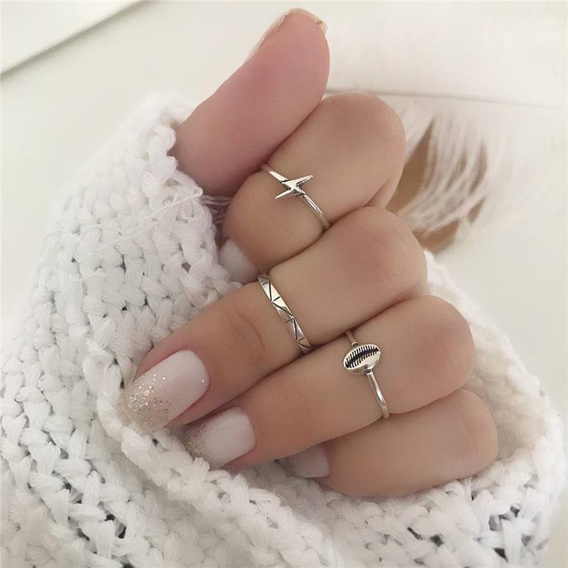 ANEL PRATA 925 FALANGE CONCHA BÚZIO