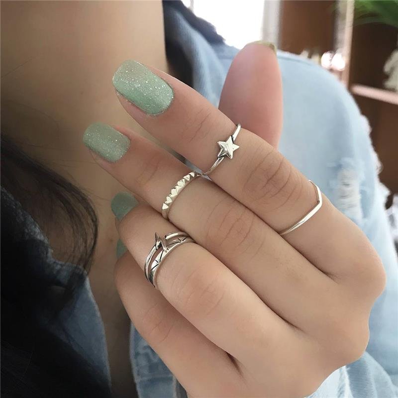 ANEL PRATA 925 FALANGE ESTRELA