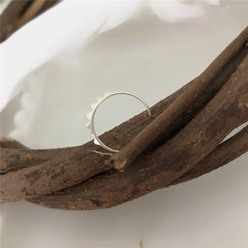 ANEL PRATA 925 FALANGE GEOMETRICO SPIKE