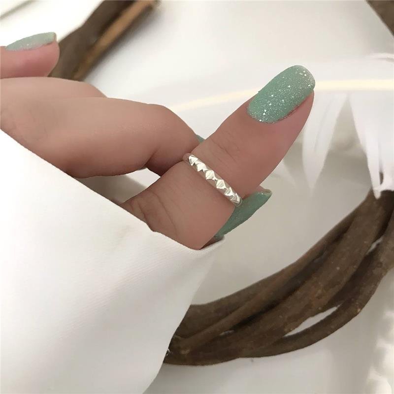 ANEL PRATA 925 FALANGE GEOMETRICO SPIKE