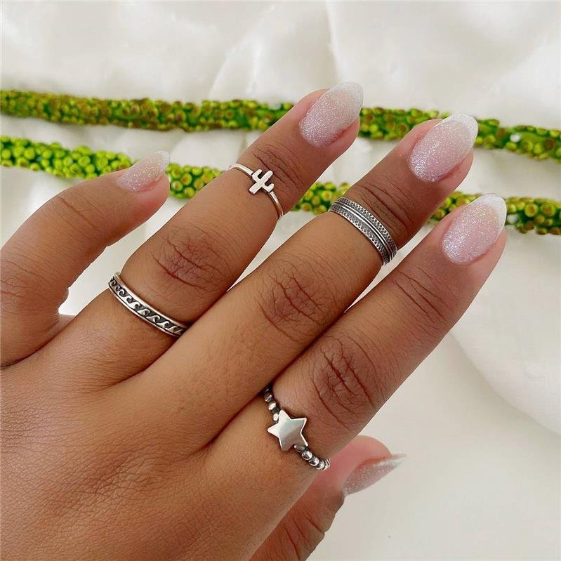 ANEL PRATA 925 FALANGE LINHAS