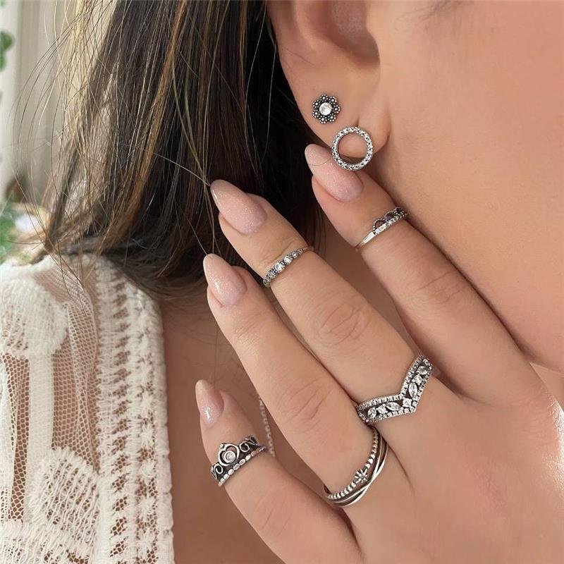 ANEL PRATA 925 FALANGE REGULÁVEL COROA