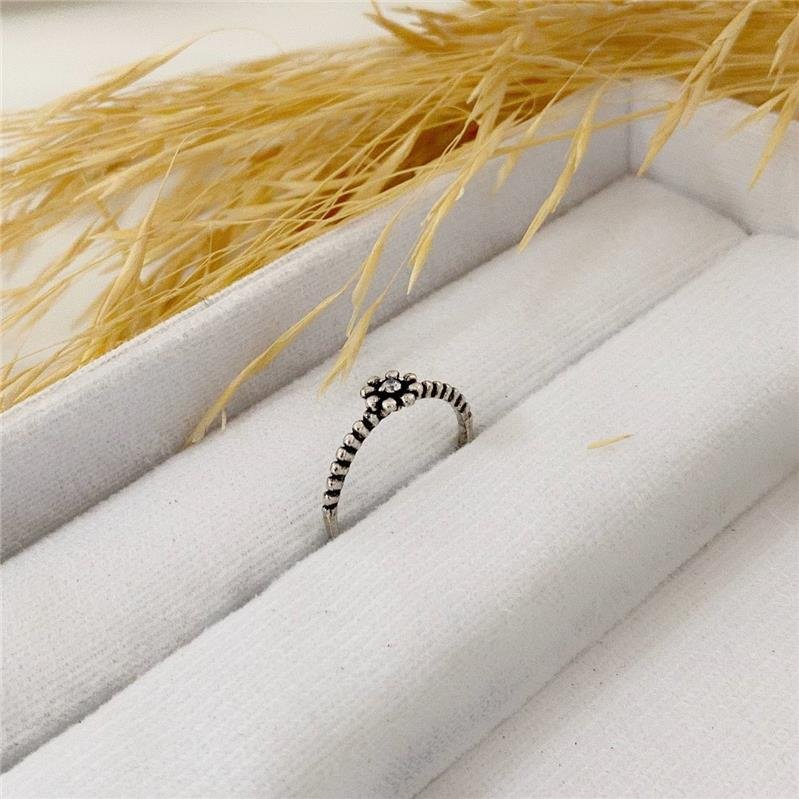 ANEL PRATA 925 FLOR TRABALHADO