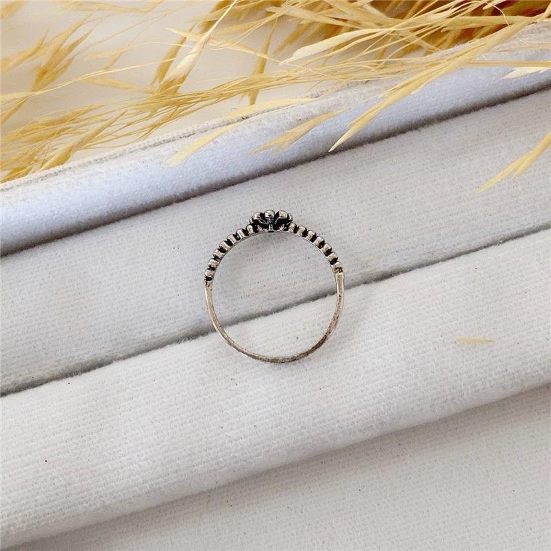 ANEL PRATA 925 FLOR TRABALHADO