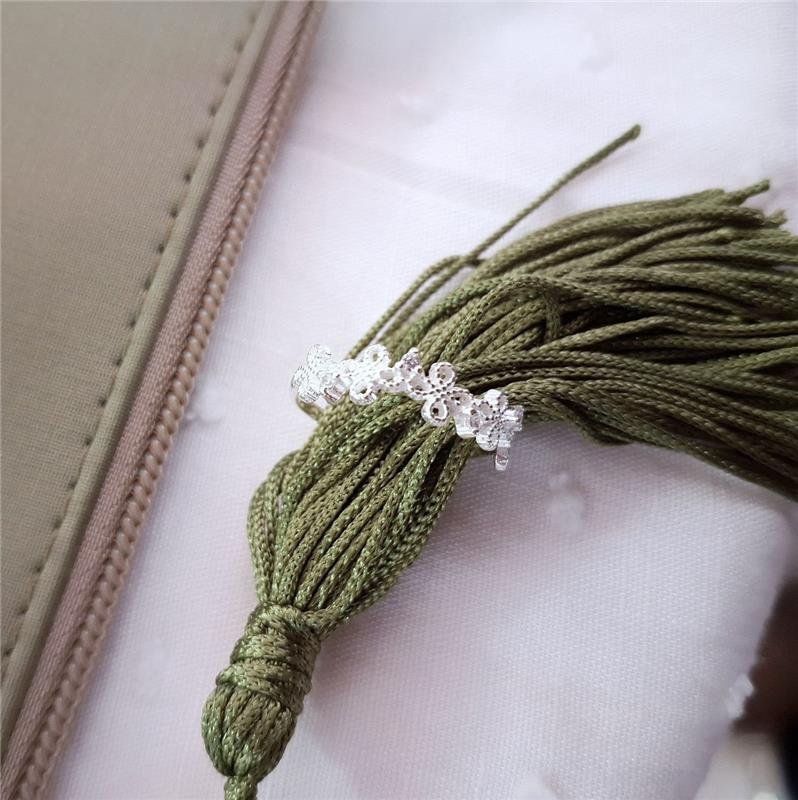 ANEL PRATA 925 FLORES INTERCALADAS ZIRCONIAS