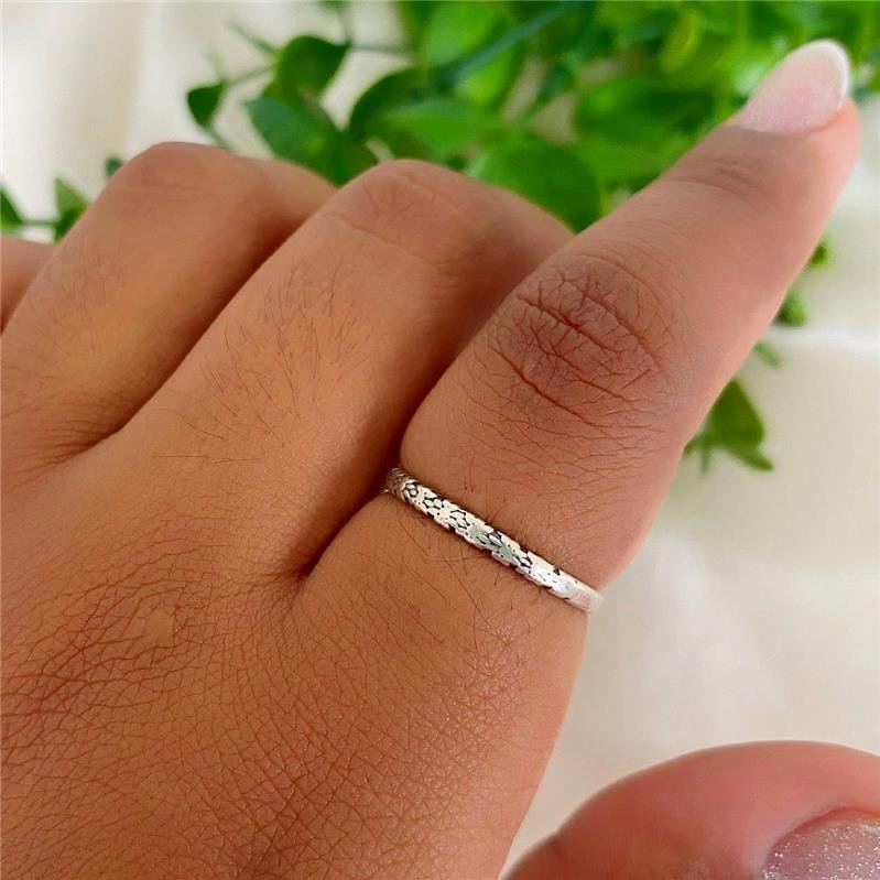 ANEL PRATA 925 FLORZINHA