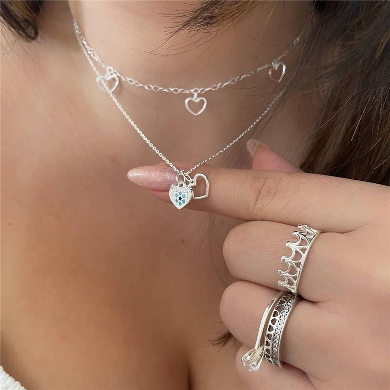 ANEL PRATA 925 GEOMÉTRICO COROA VAZADA LISA