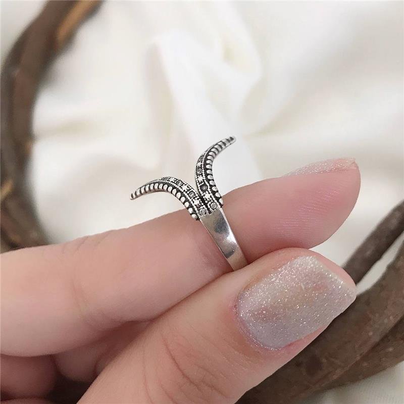 ANEL PRATA 925 GEOMÉTRICO LOSANGO COM PEDRA