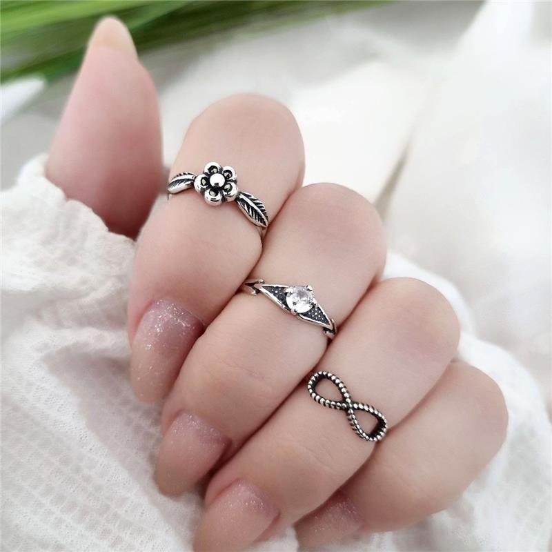 ANEL PRATA 925 INFANTIL FLORZINHA