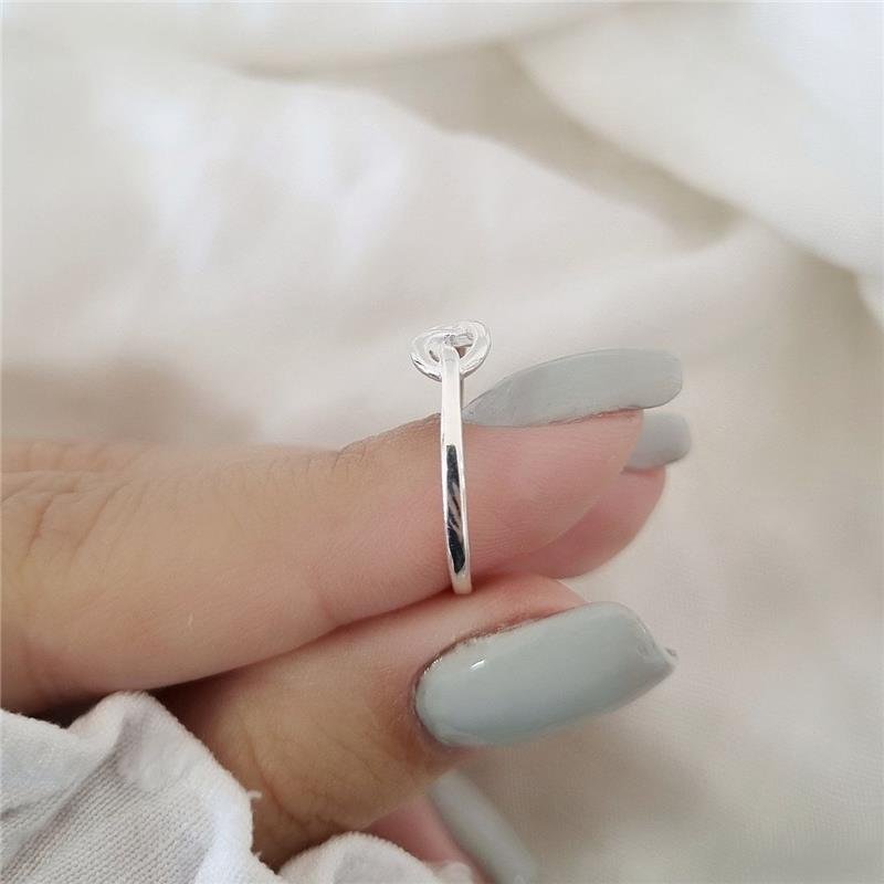 ANEL PRATA 925 LAÇO NÓ LISO