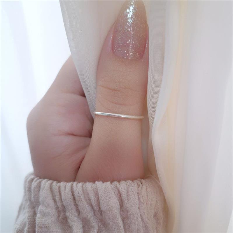 ANEL PRATA 925 LISO MINIMALISTA