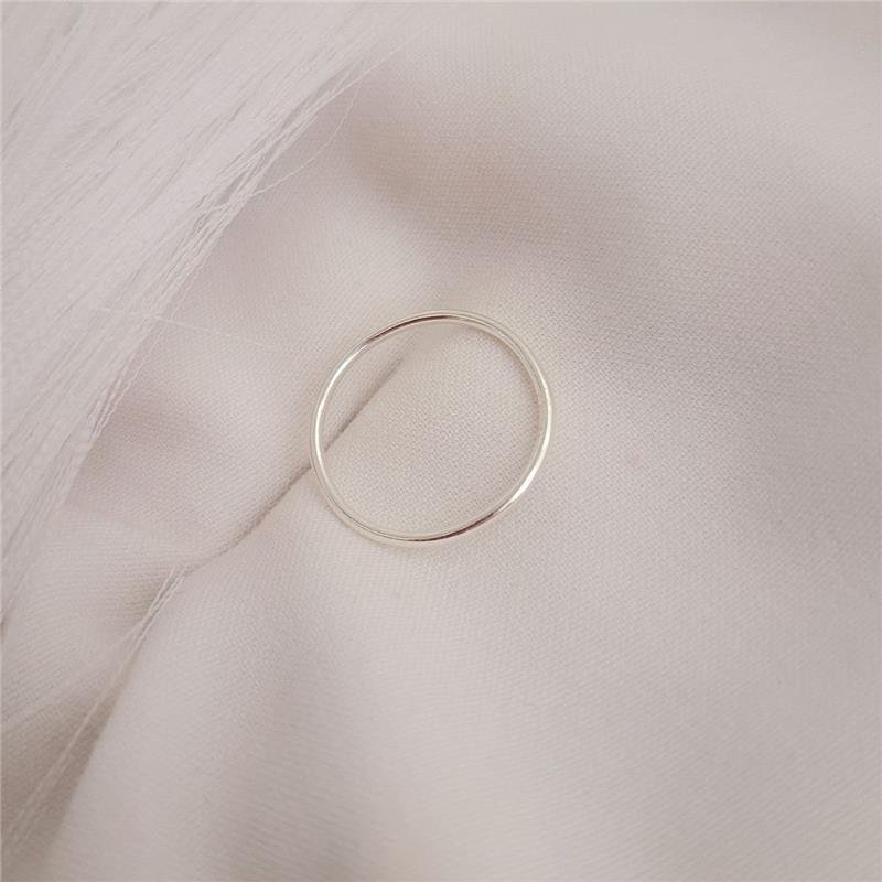 ANEL PRATA 925 LISO MINIMALISTA