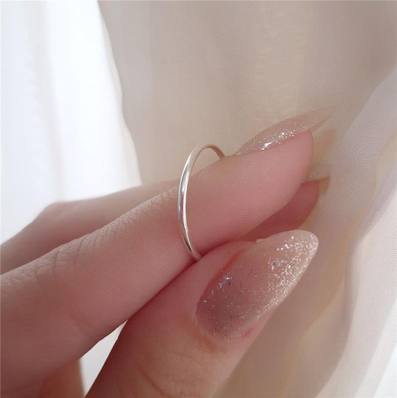 ANEL PRATA 925 LISO MINIMALISTA