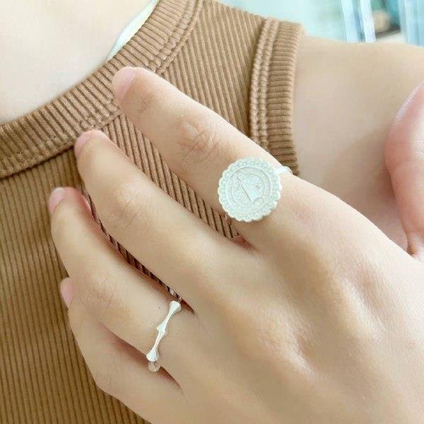 ANEL PRATA 925 MEDALHA SÃO BENTO