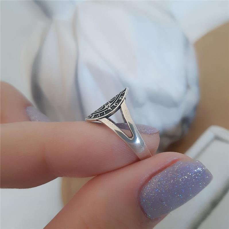 ANEL PRATA 925 MEDALHA SÃO BENTO