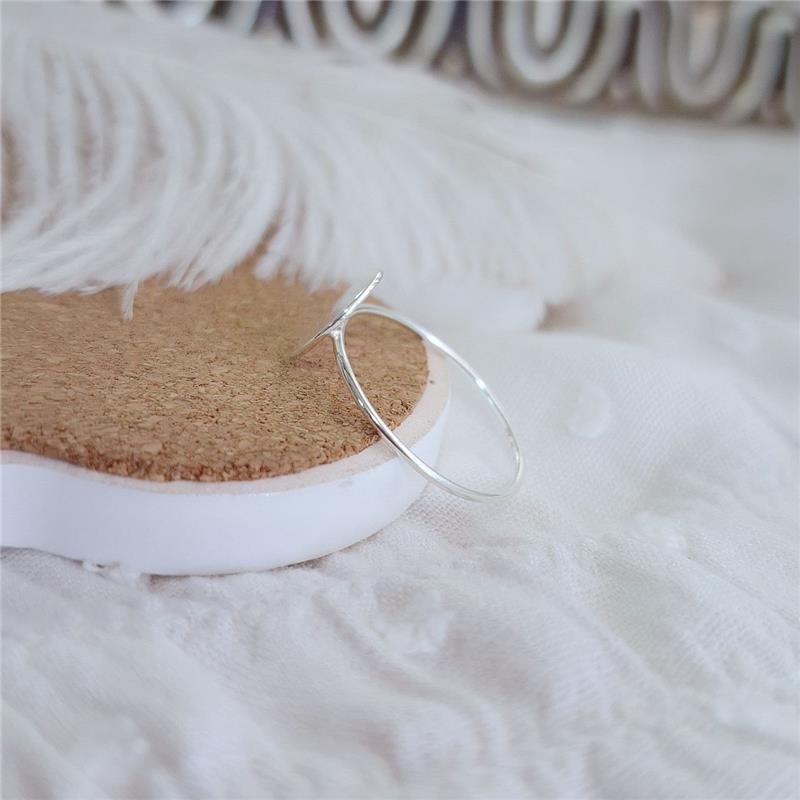 ANEL PRATA 925 MINIMALISTA CIRCULO