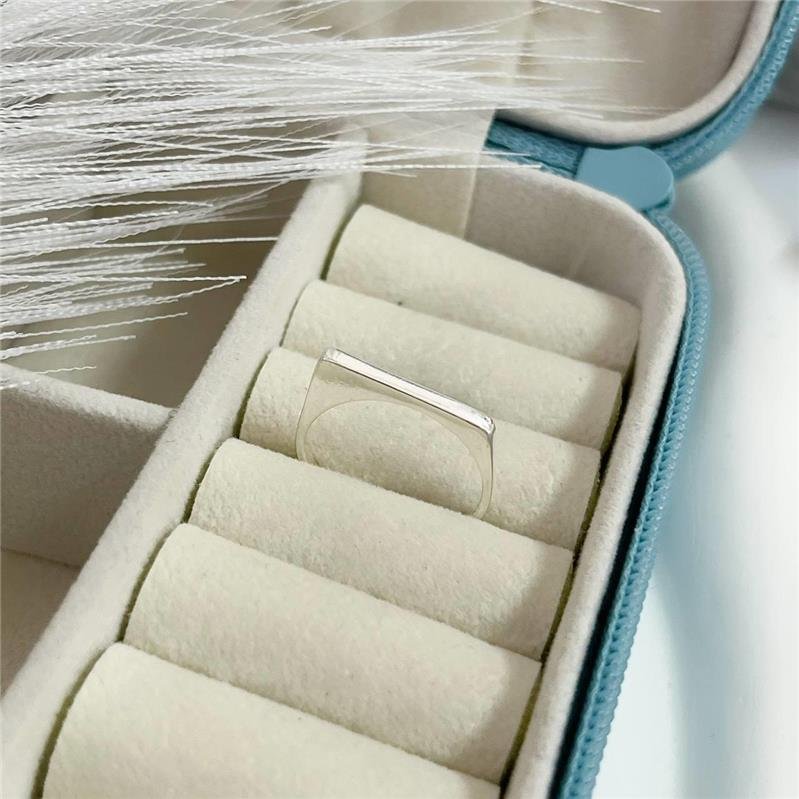 ANEL PRATA 925 MINIMALISTA FALANGE RETO