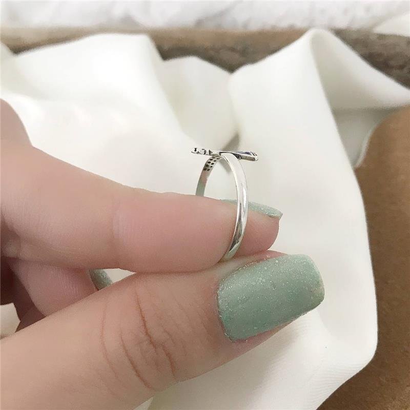 ANEL PRATA 925 NOSSA SENHORA APARECIDA AZUL