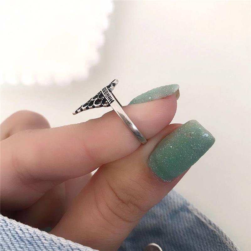 ANEL PRATA 925 PIRÂMIDE COLMEIA