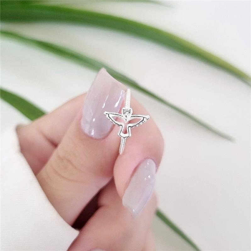 ANEL PRATA 925 POMBA ESPIRITO SANTO