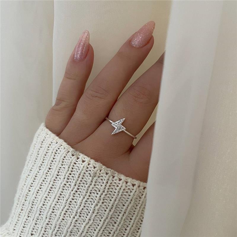 ANEL PRATA 925 RAIO CRAVEJADO COM ZIRCÔNIA