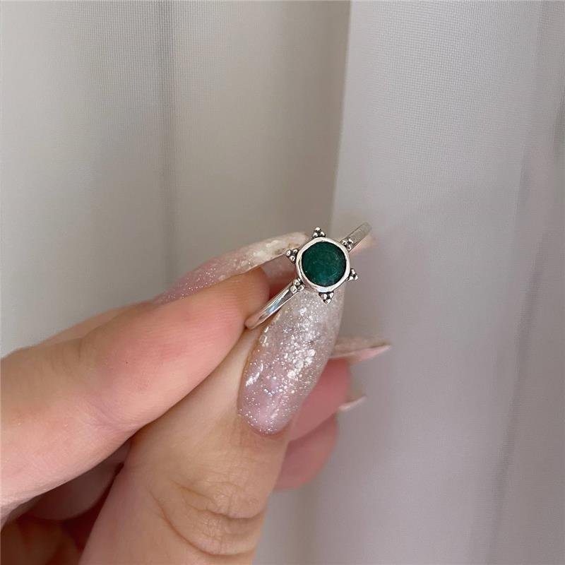 ANEL PRATA 925 SOL COM PEDRAS NATURAIS