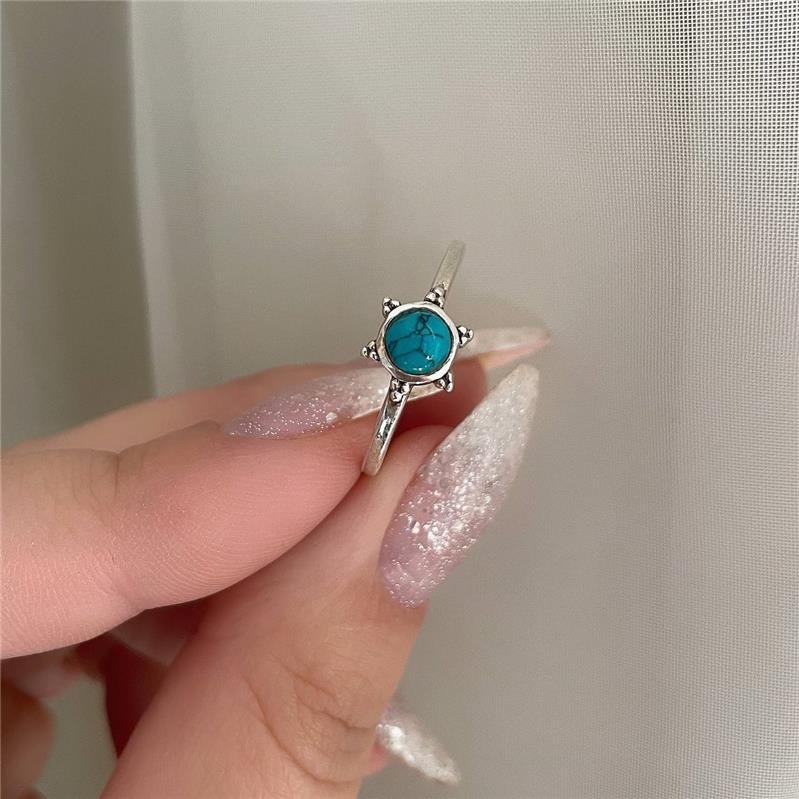 ANEL PRATA 925 SOL COM PEDRAS NATURAIS