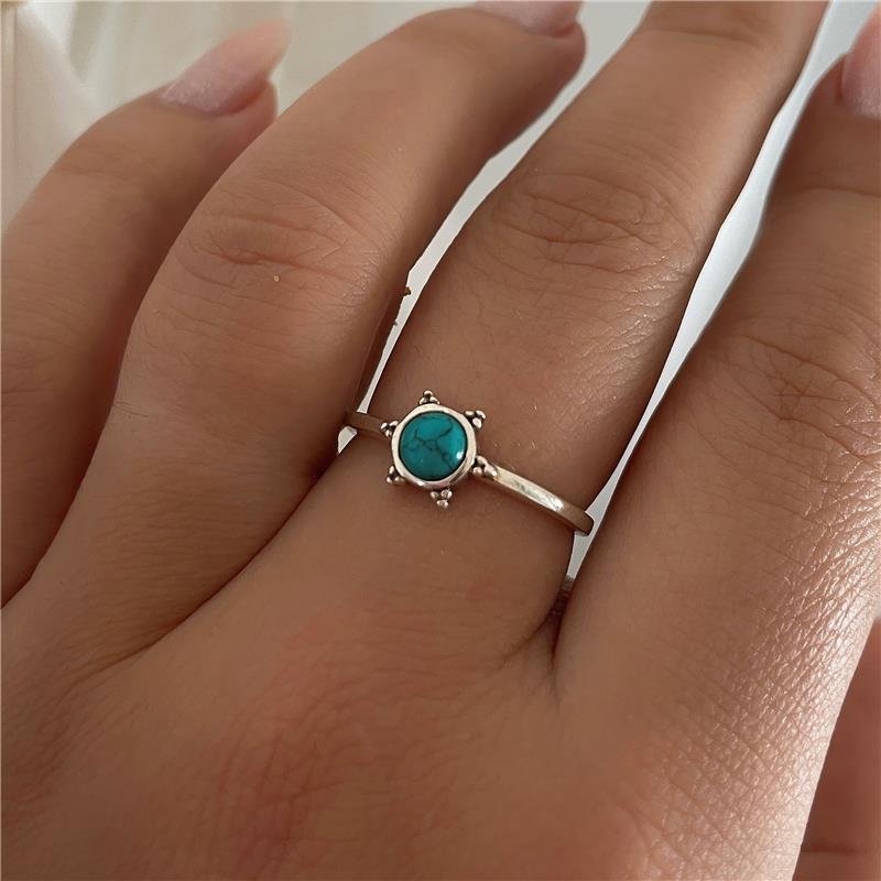 ANEL PRATA 925 SOL COM PEDRAS NATURAIS