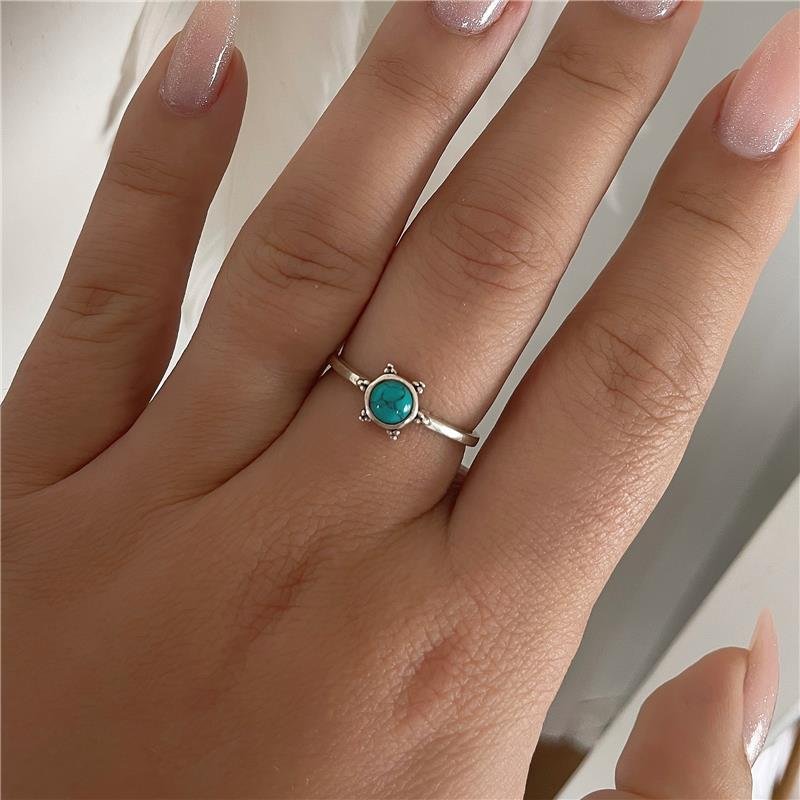 ANEL PRATA 925 SOL COM PEDRAS NATURAIS