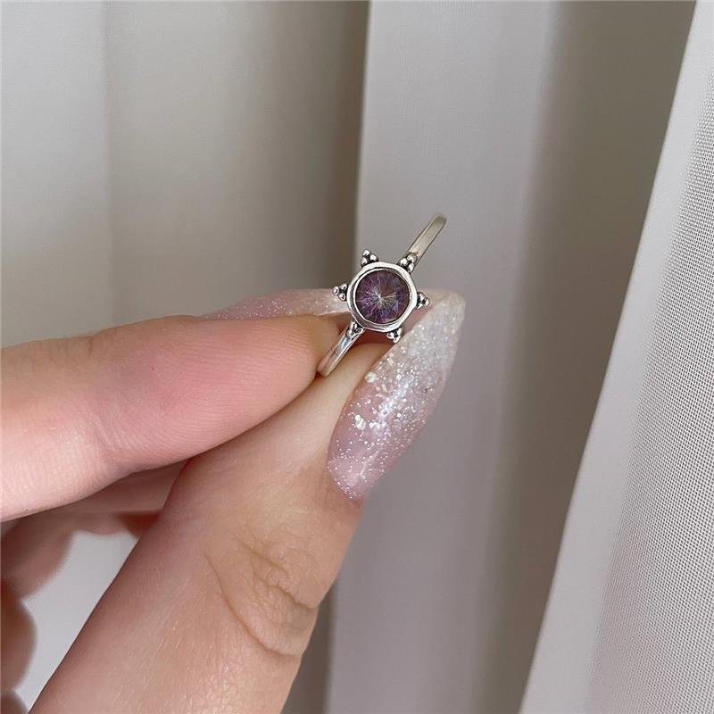 ANEL PRATA 925 SOL COM PEDRAS NATURAIS