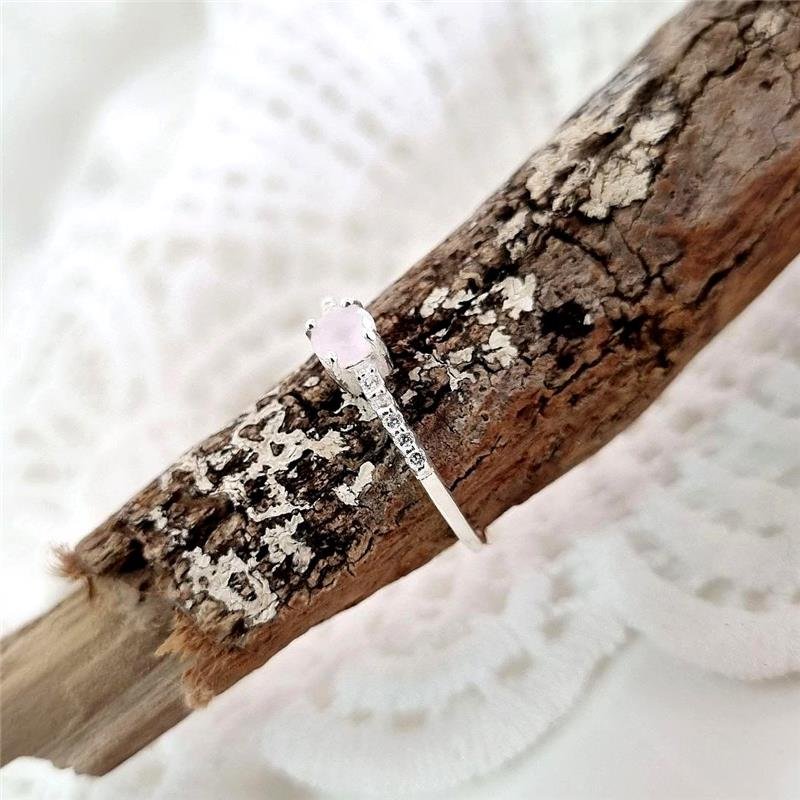 ANEL PRATA 925 SOLITÁRIO LATERAIS CRAVEJADA