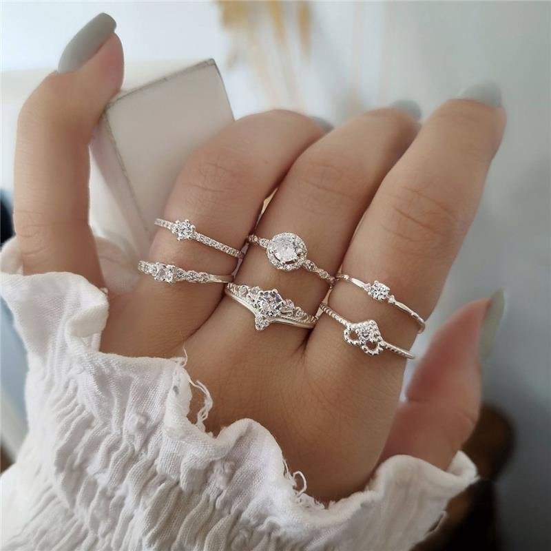 ANEL PRATA 925 SOLITÁRIO NOIVADO DELICADO DETALHE ROSA