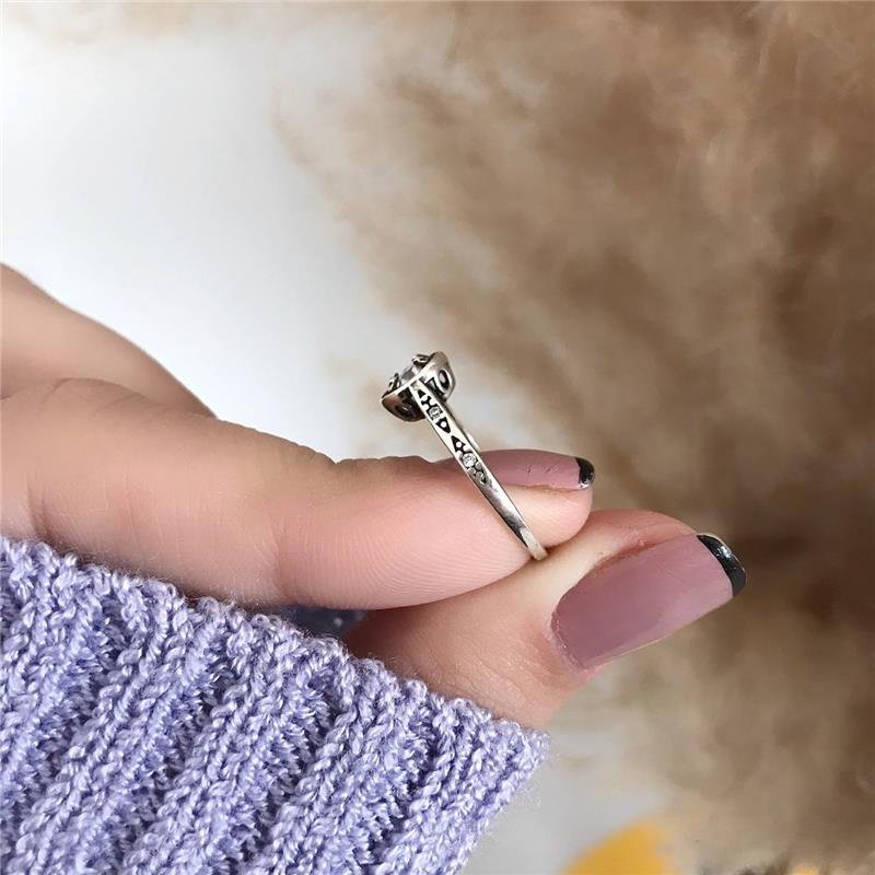 ANEL PRATA 925 SOLITÁRIO NOIVADO TRABALHADO