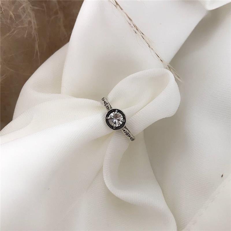 ANEL PRATA 925 SOLITÁRIO NOIVADO TRABALHADO