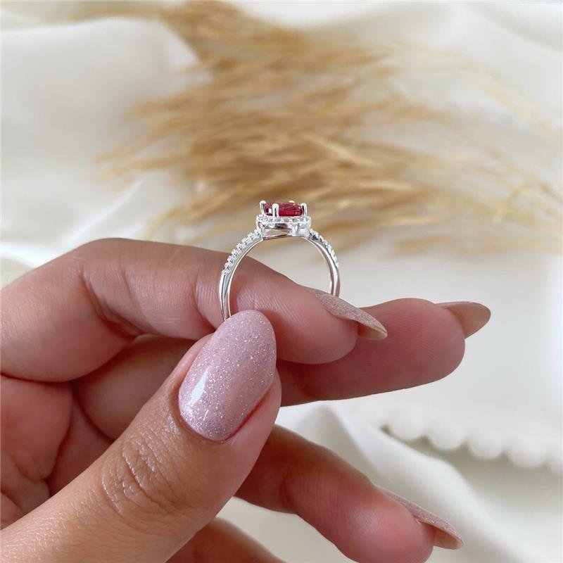 ANEL PRATA 925 SOLITÁRIO REDONDO COM PEDRA CORES