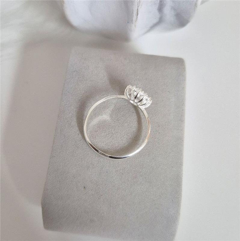 ANEL PRATA 925 SOLITÁRIO SOL ZIRCONIA