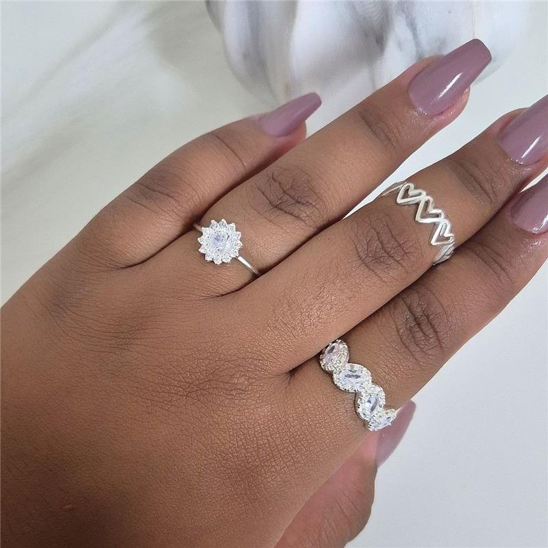 ANEL PRATA 925 SOLITÁRIO SOL ZIRCONIA