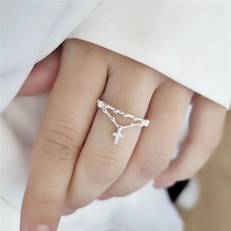 ANEL PRATA 925 TERÇO CRUZ CRAVEJADA