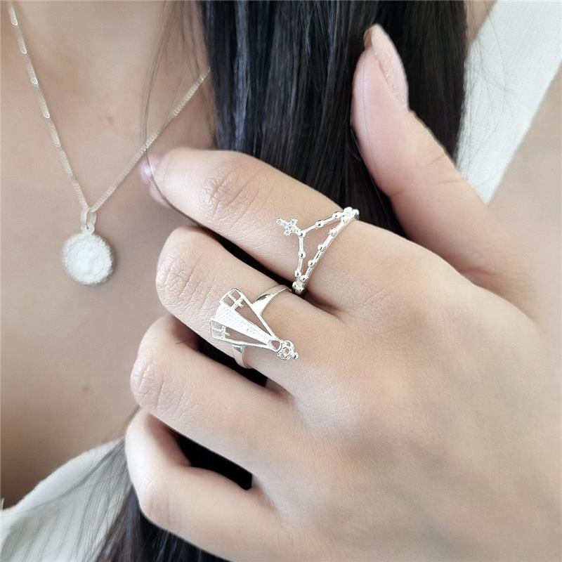 ANEL PRATA 925 TERÇO CRUZ CRAVEJADA