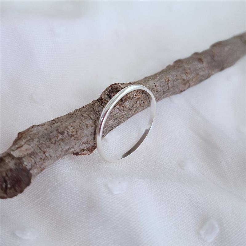 ANEL PRATA 925 TIPO ALIANÇA LISA