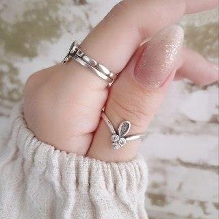 ANEL PRATA 925 'V' GOTA 3 ZIRCONIAS