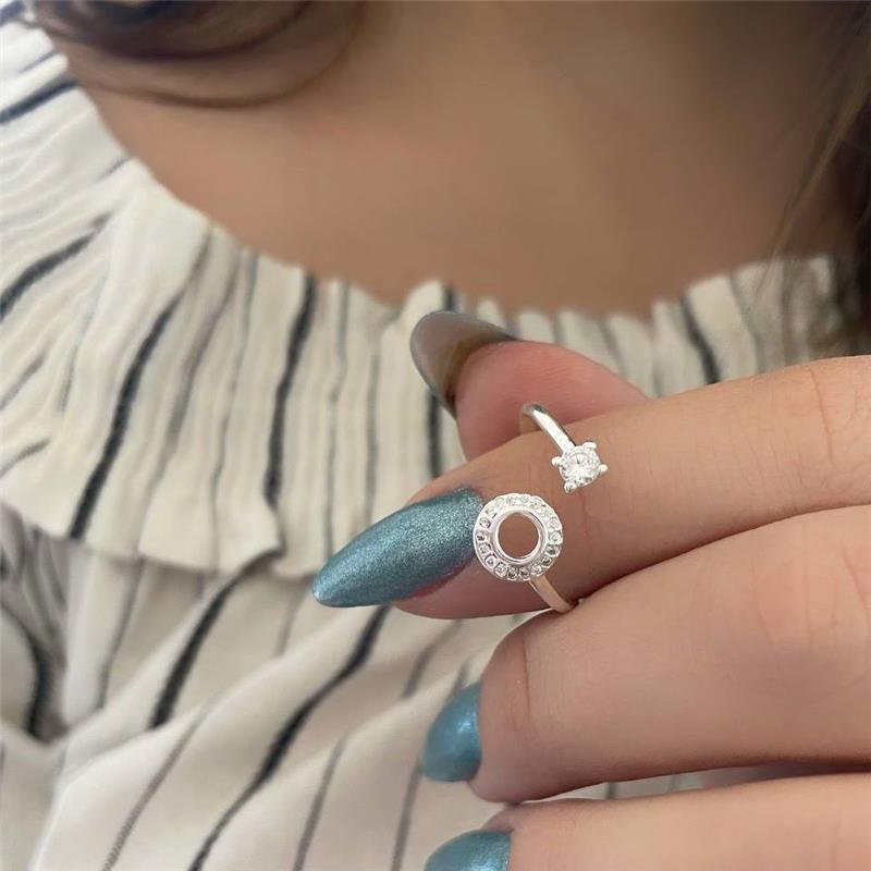 ANEL PRATA 925 VAI E VEM CÍRCULO REGULÁVEL